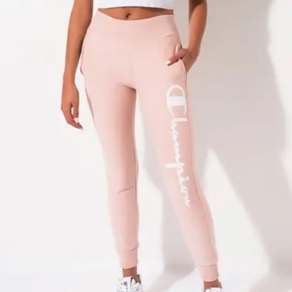 Champion Direct Flock Script Reverse Weave Joggers - Picture 1 of 15